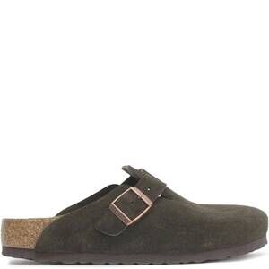 NEW BIRKENSTOCK men's boston clogs in mocha